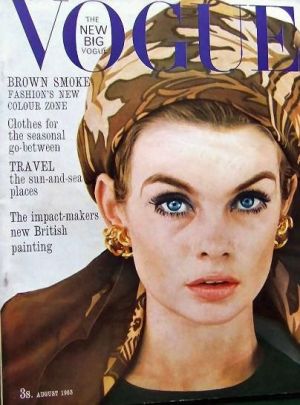 Vintage Vogue magazine covers - wah4mi0ae4yauslife.com - Vintage Vogue UK August 1963 - Jean Shrimpton.jpg